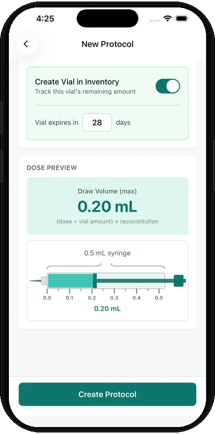 Vial Math Calculator
