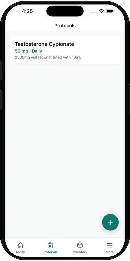 Protocol List View